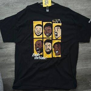 Brand New warriors playoff shirt